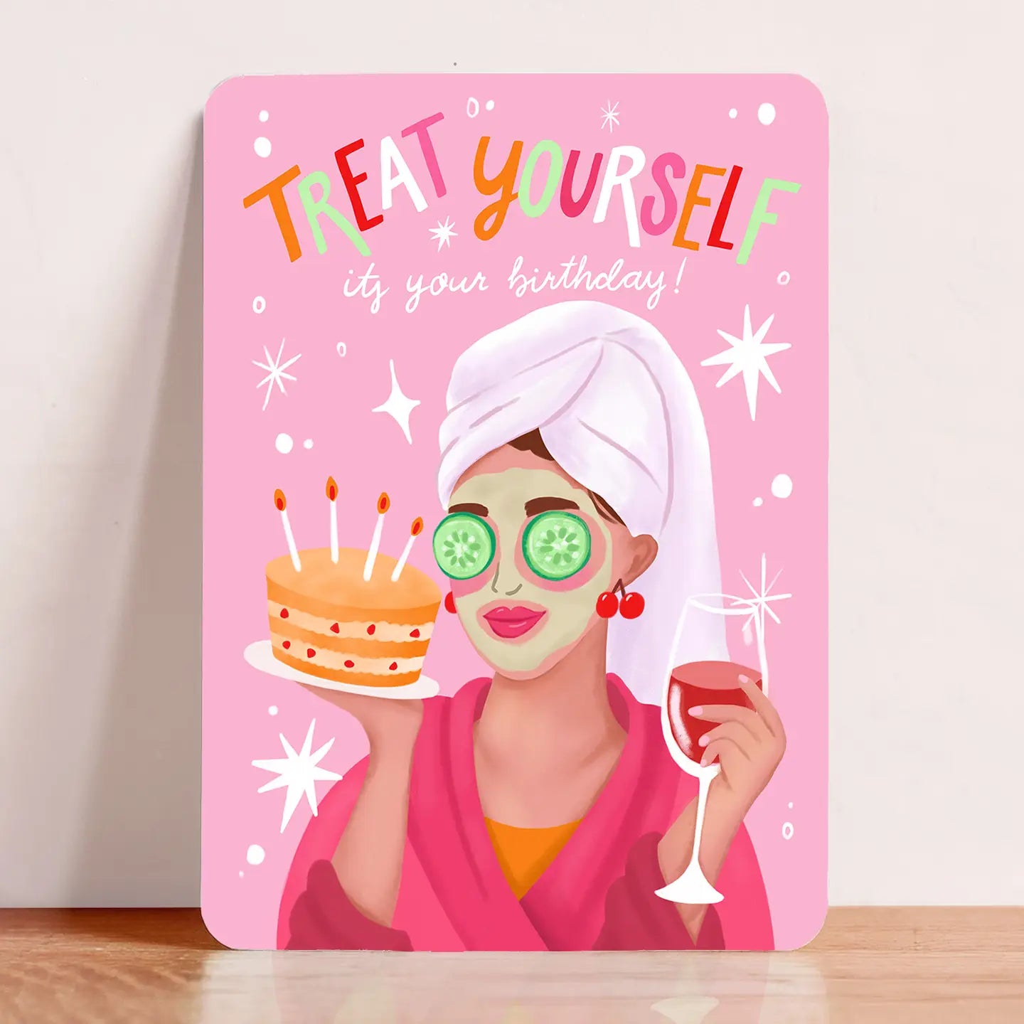 Treat Yourself Postcard