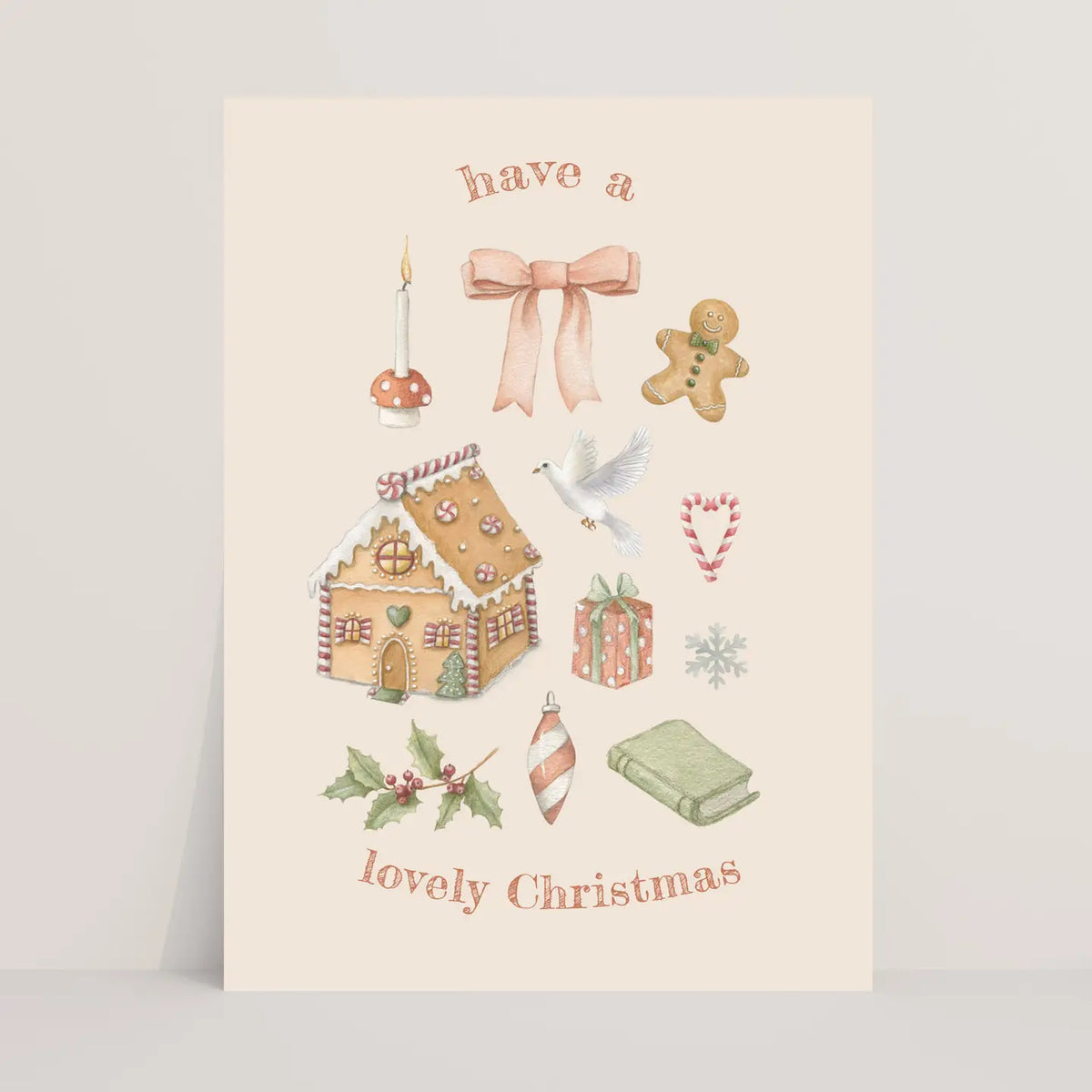 Lovely Christmas Postcard