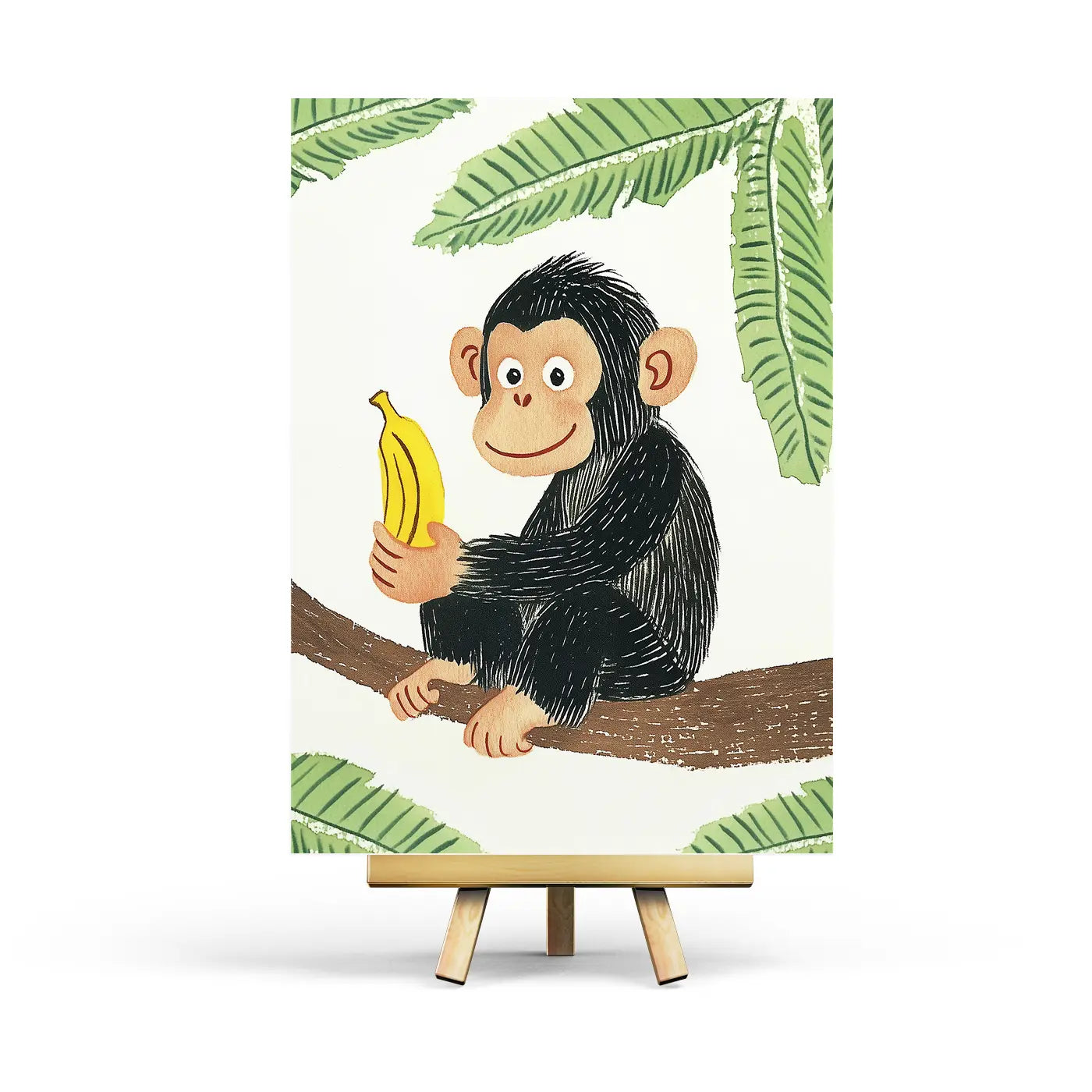 Monkey Postcard
