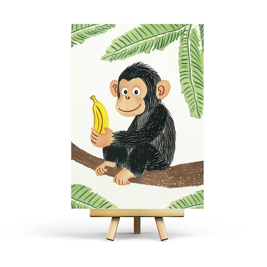 Monkey Postcard