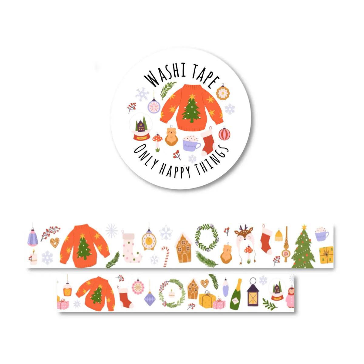 Christmas is Here Washi Tape