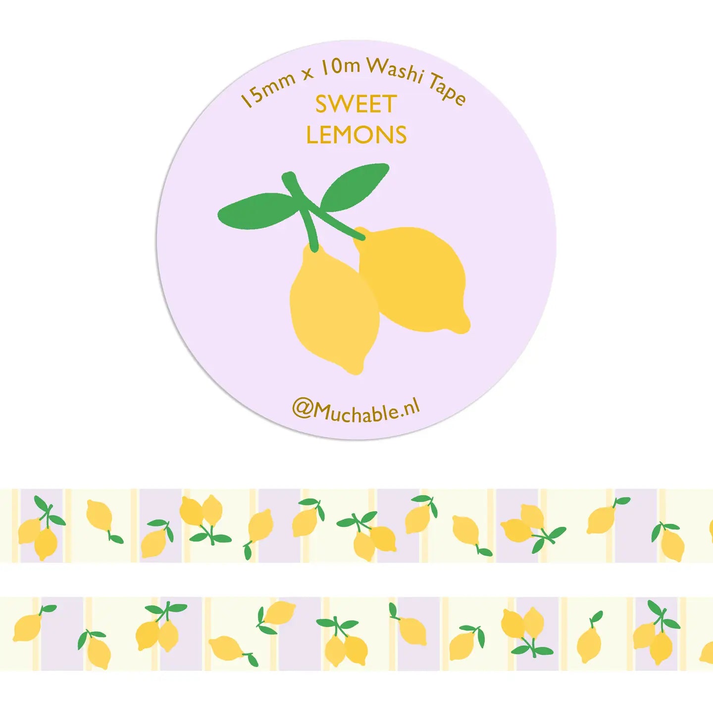 Lemons Washi Tape