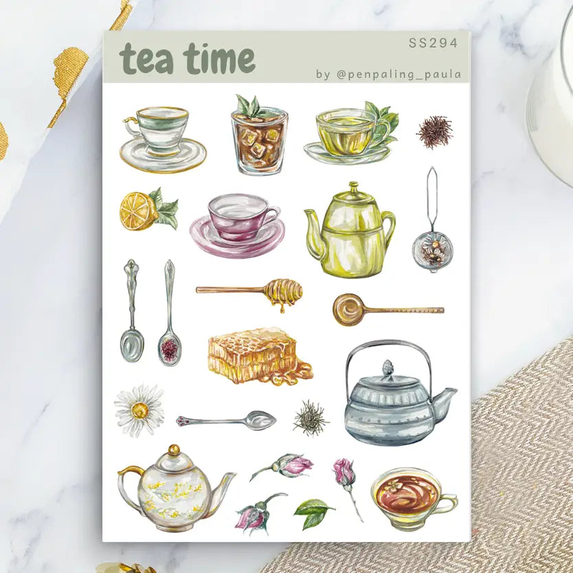 Tea Time Sticker Sheet