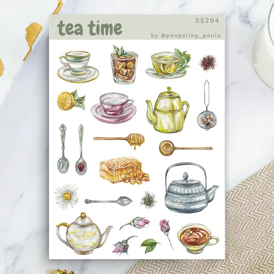 Tea Time Sticker Sheet