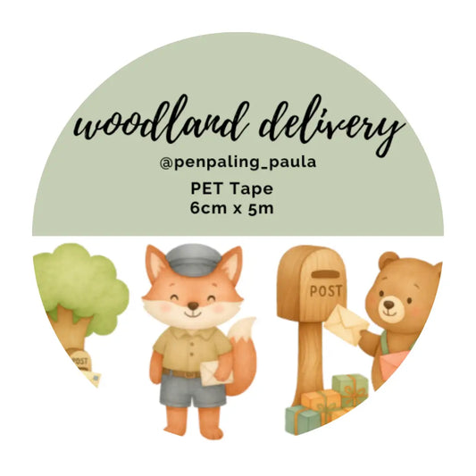Woodland Delivery PET Tape PRE-CUT