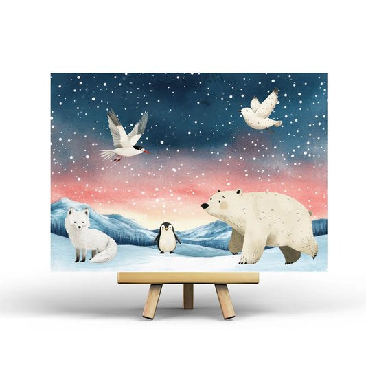 Arctic Animals Postcard