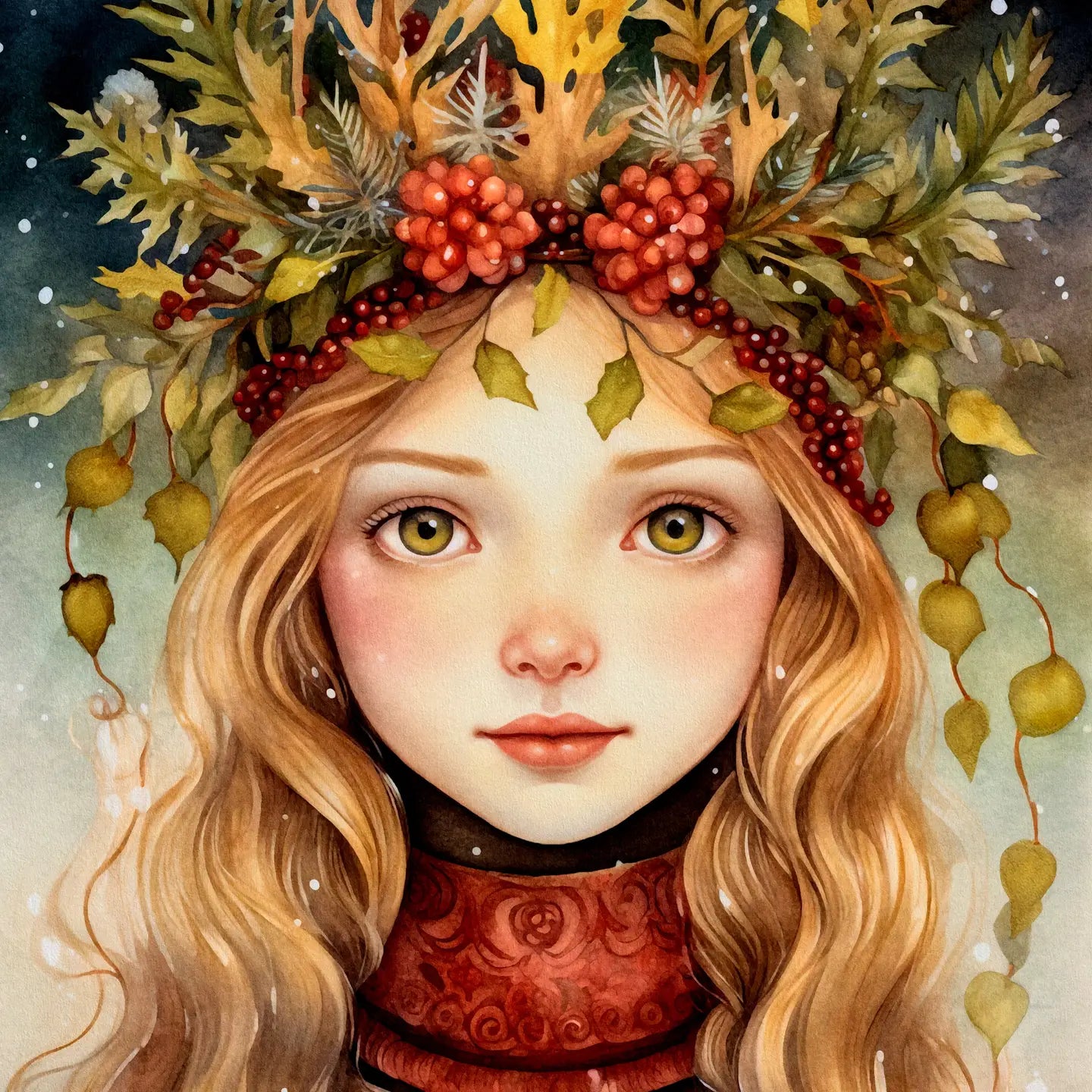 Anna Yule Goddess Postcard