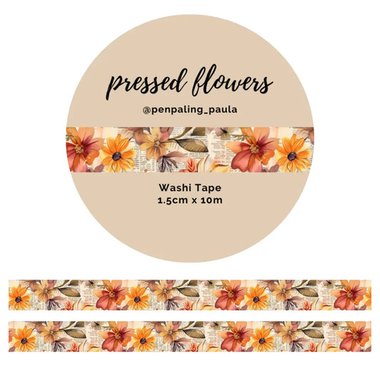 Pressed Flower Washi Tape