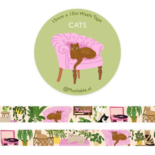 Cozy Cat Washi Tape