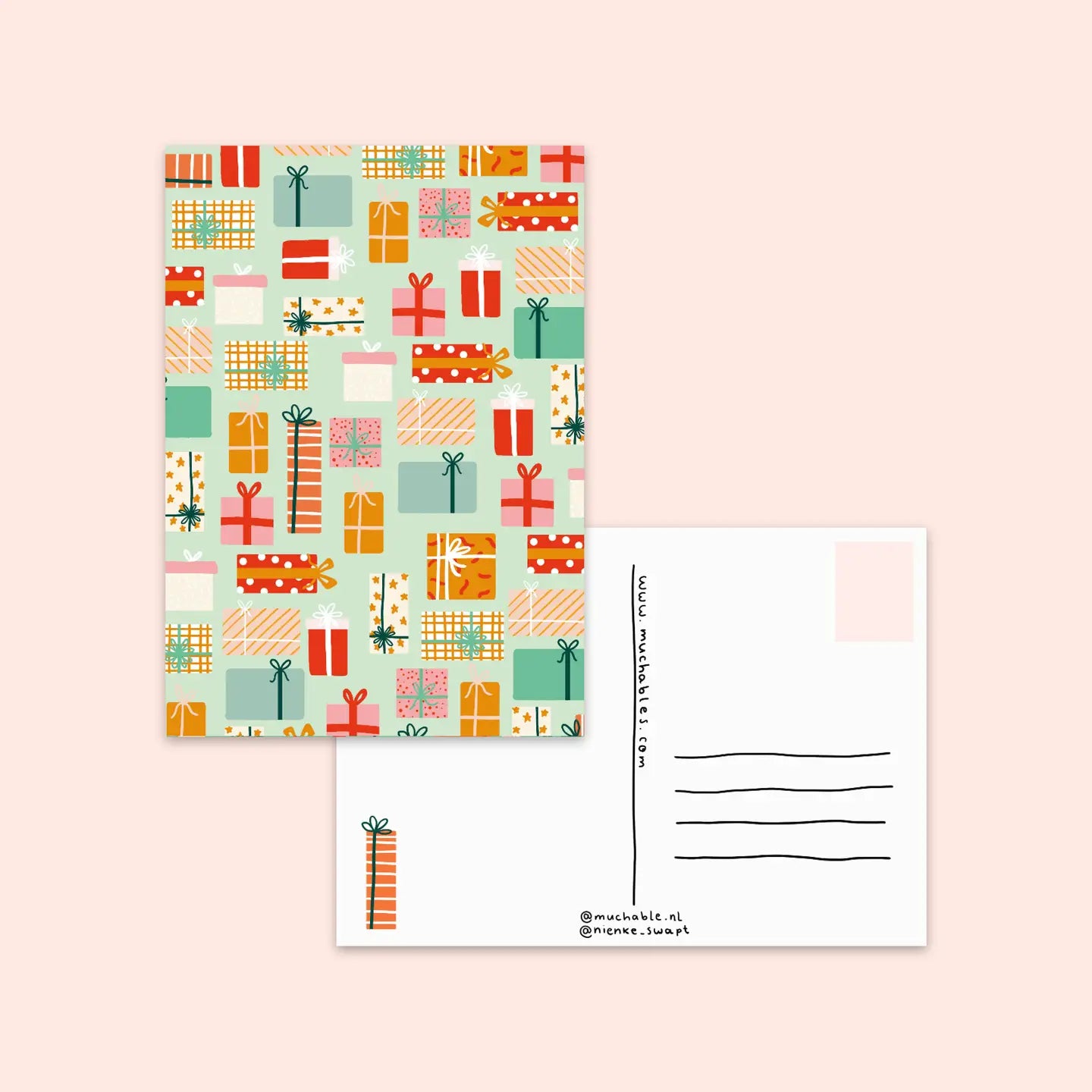 Pretty Presents Postcard