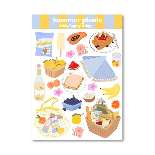Summer Picnic Sticker Sheet