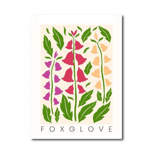 Foxglove Flower Postcard