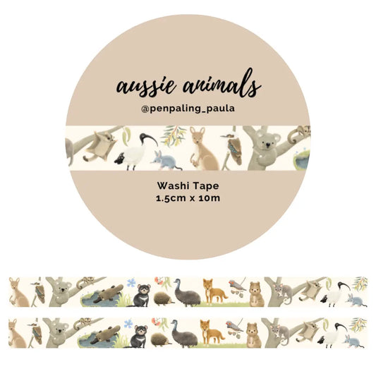 Aussie Animals Washi Tape