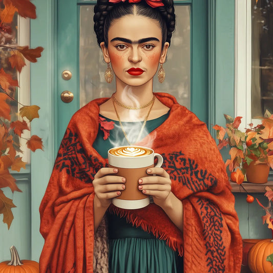 Frida with Pumpkin Spice