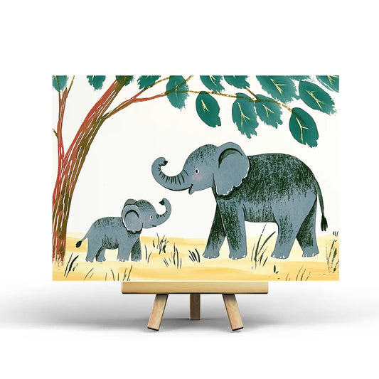 Elephant Postcard