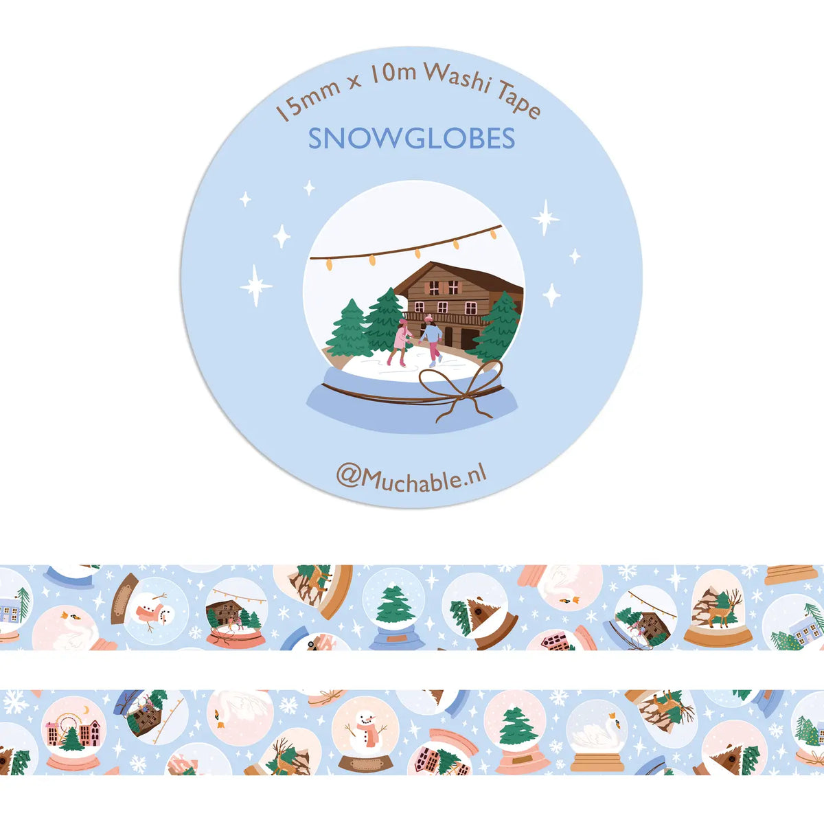 Snowglobes Washi Tape