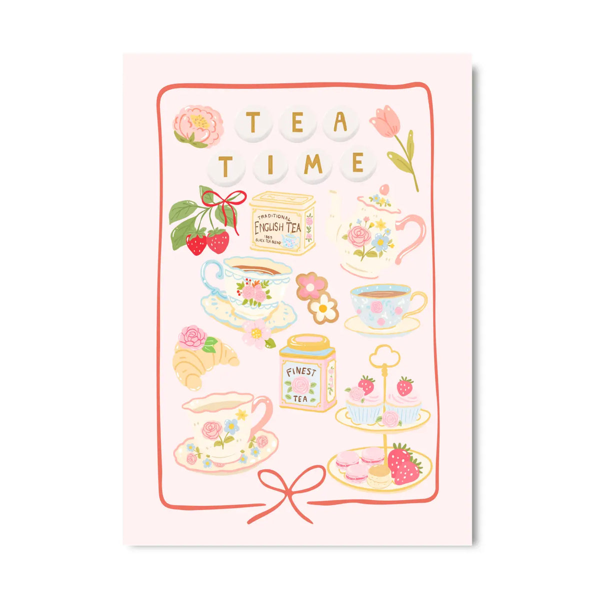 Tea Time Postcard