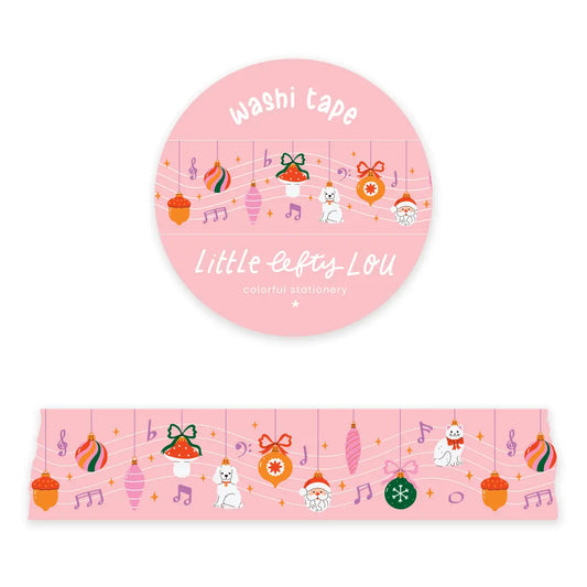 Christmas Ornaments Washi Tape (Wide)