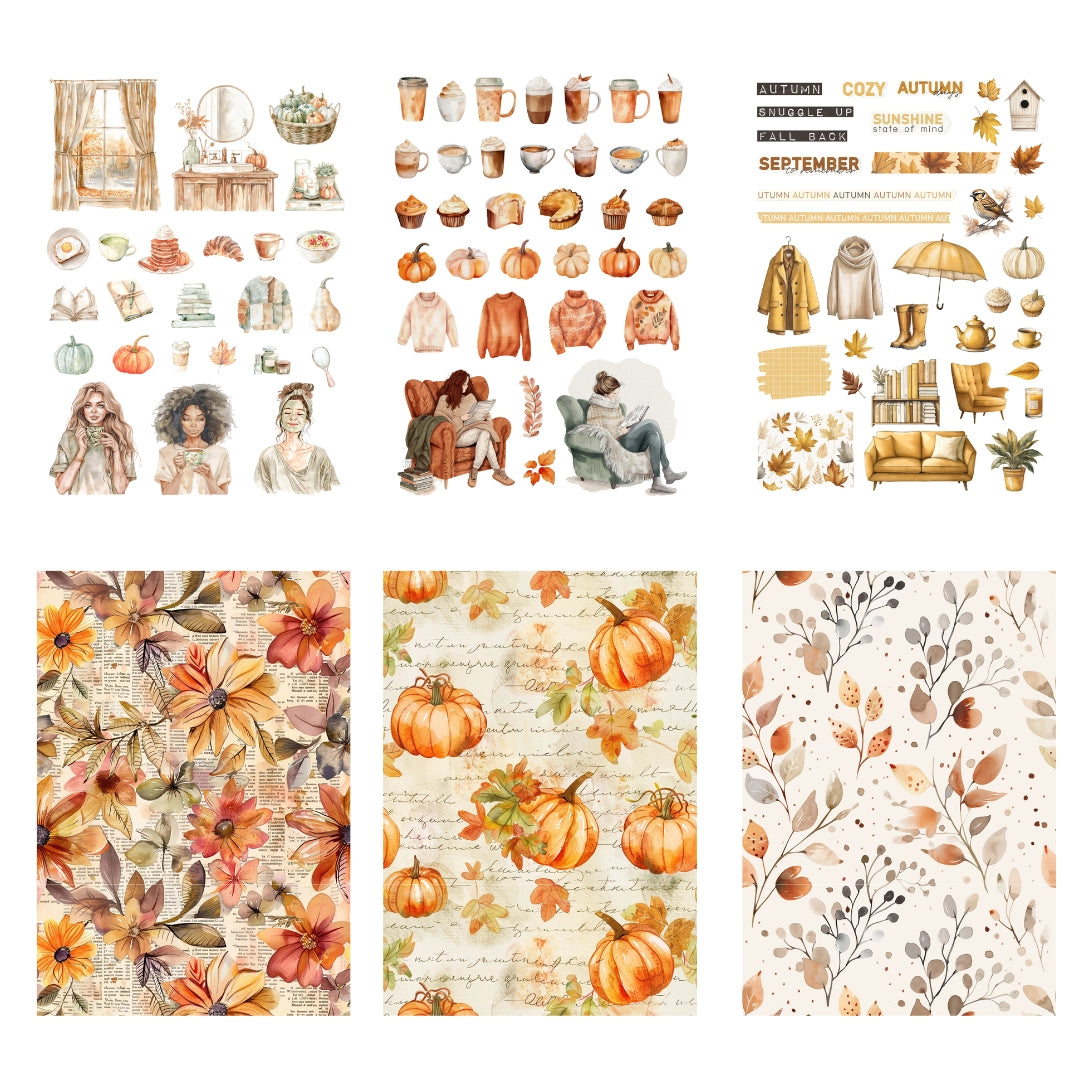 Autumn Sticker Book