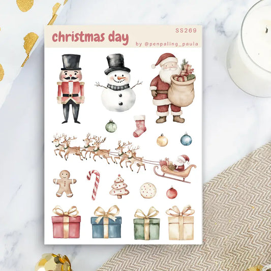 Christmas Day Sticker Sheet