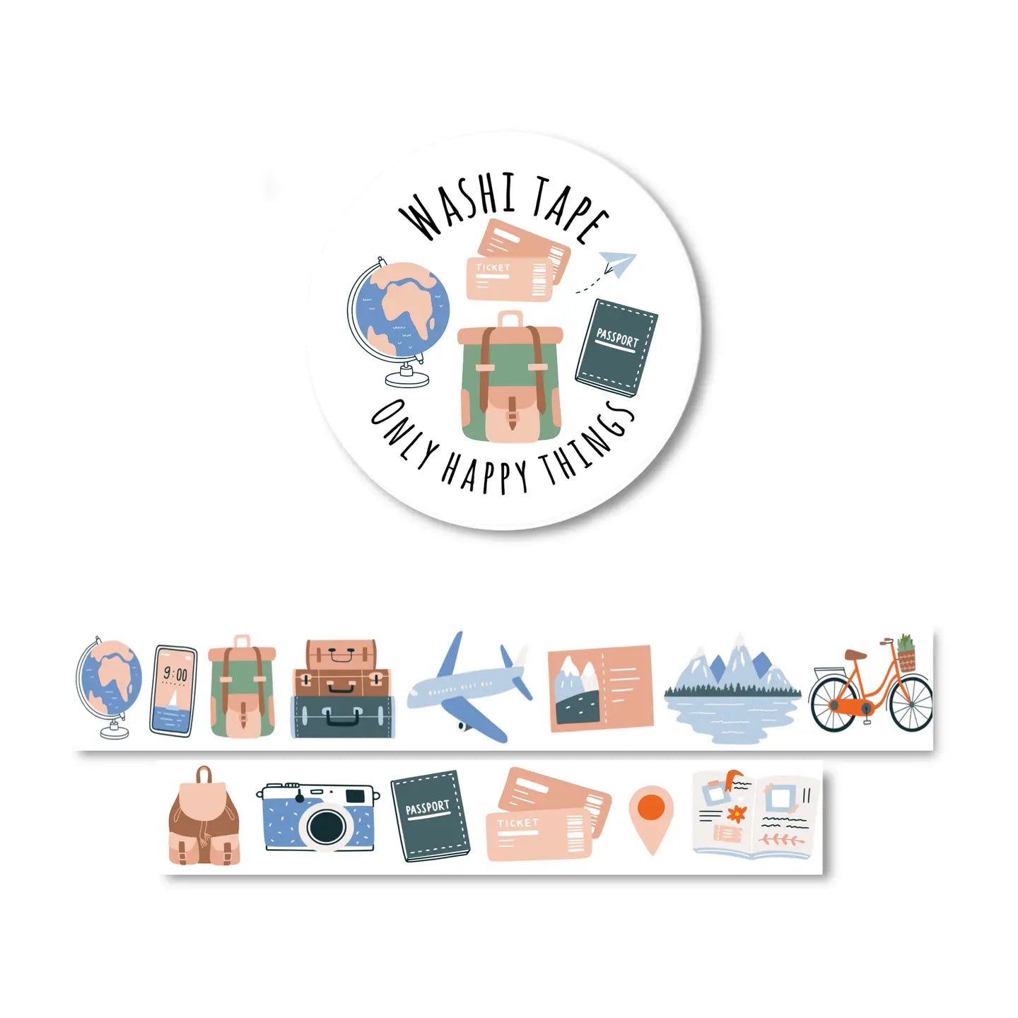 Let's Travel Washi Tape