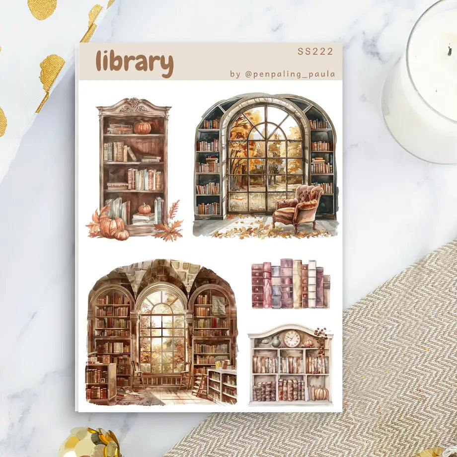 Library Sticker Sheet