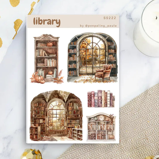Library Sticker Sheet
