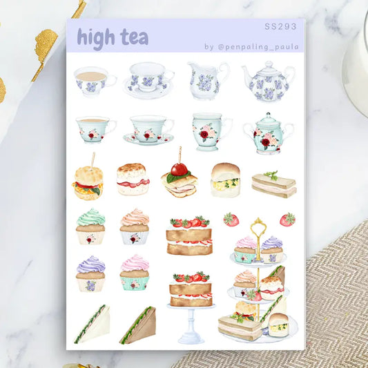 High Tea Sticker Sheet