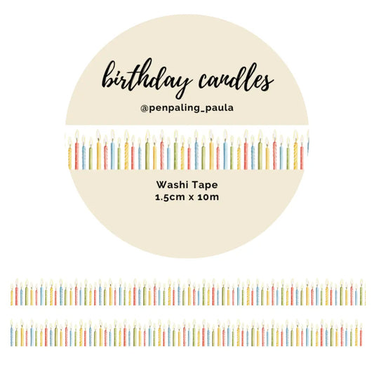 Birthday Candles Washi Tape