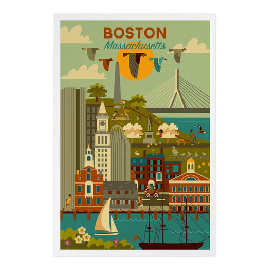 Boston, Massachusetts Geometric