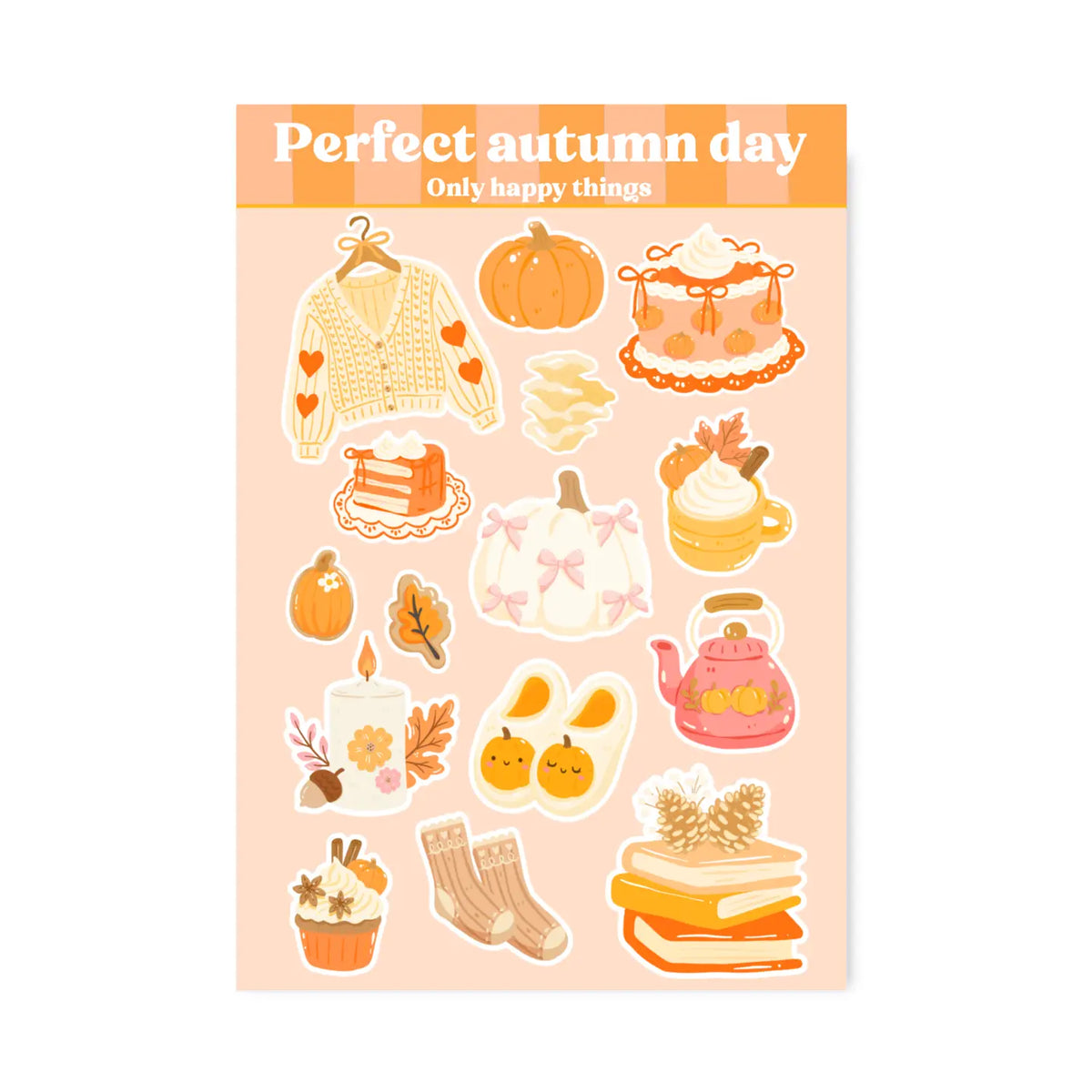 Perfect Autumn Day Sticker Sheet