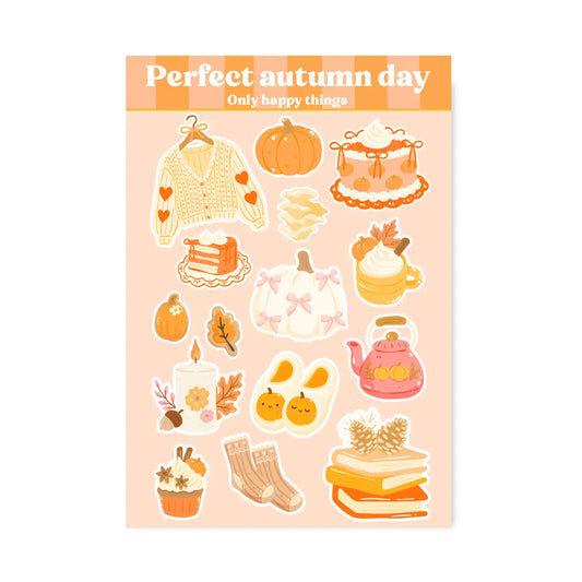 Perfect Autumn Day Sticker Sheet