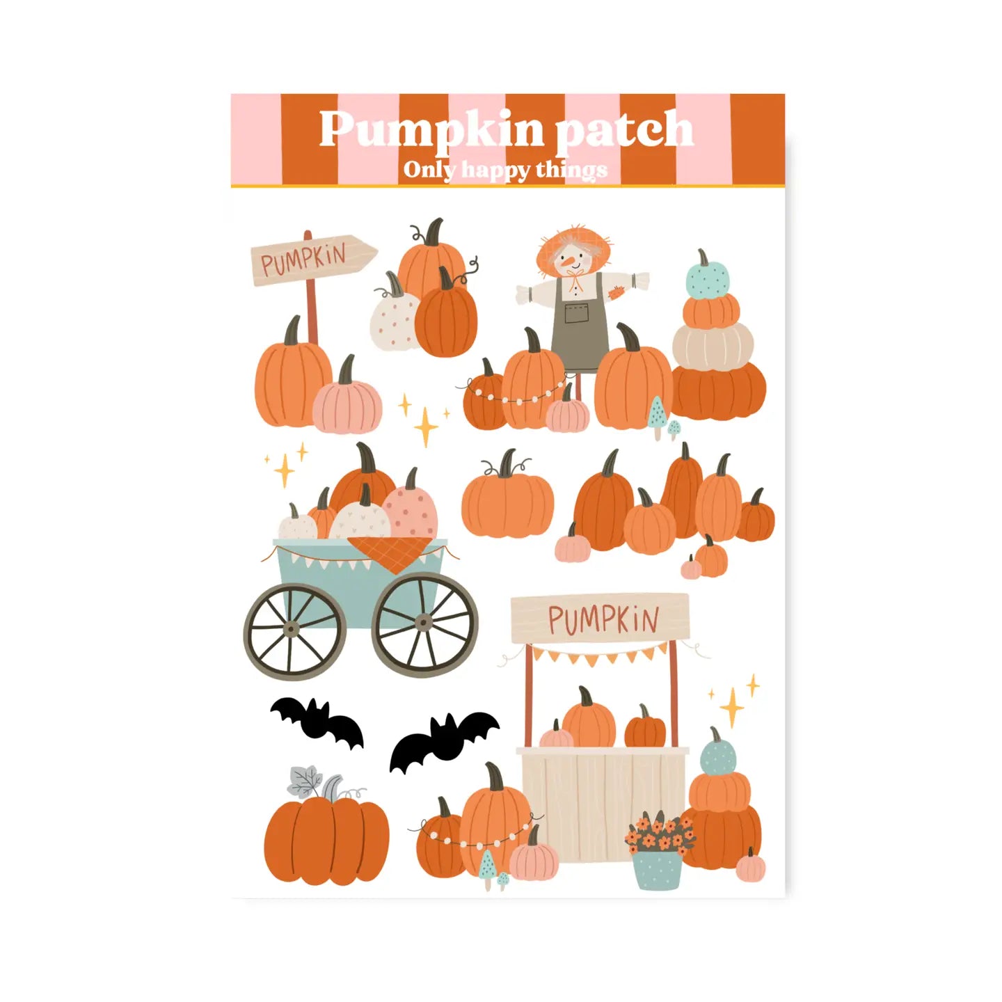 Pumpkin Patch Sticker Sheet