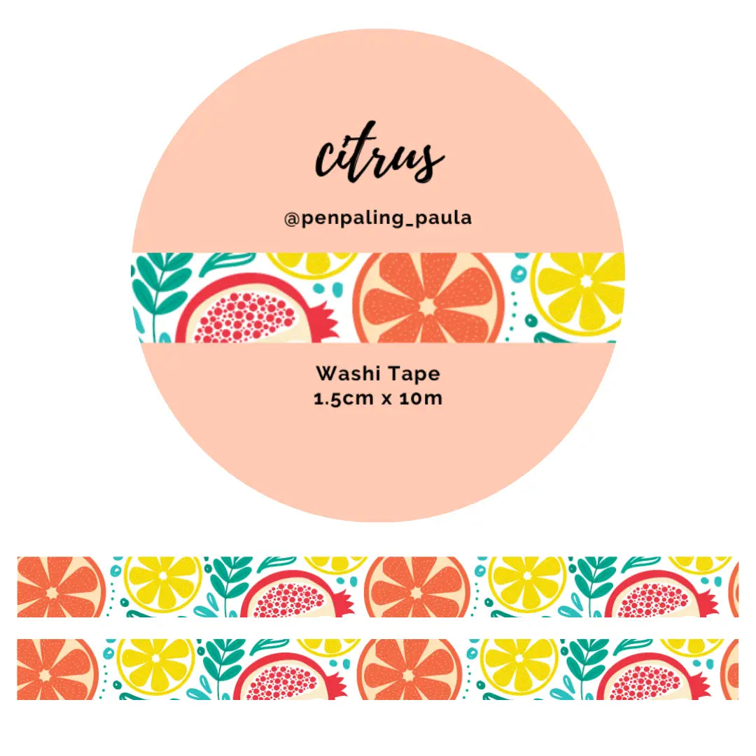 Citrus Washi Tape
