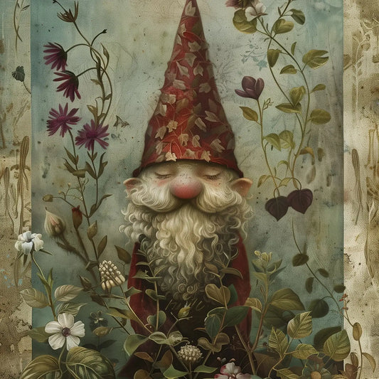 Fairytale Woodland Gnome Postcard