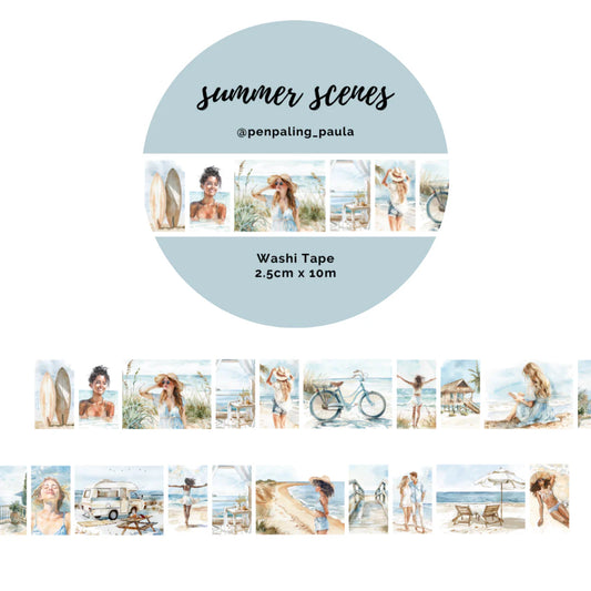 Summer Scenes Washi Tape Wide