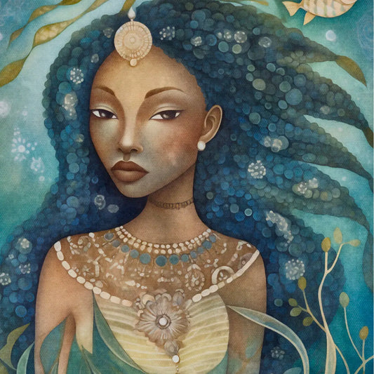 Sea Goddess Mermaid Postcard