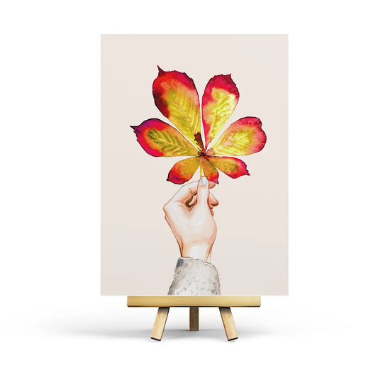 Autumn Leaf Postcard