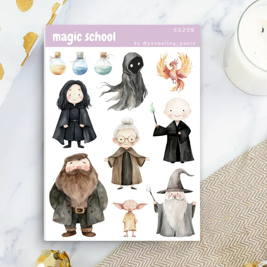 Magic School Sticker Sheet