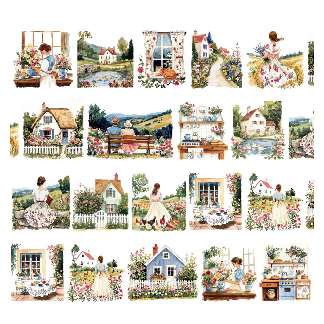 Country Bloom PET Tape PRE-CUT