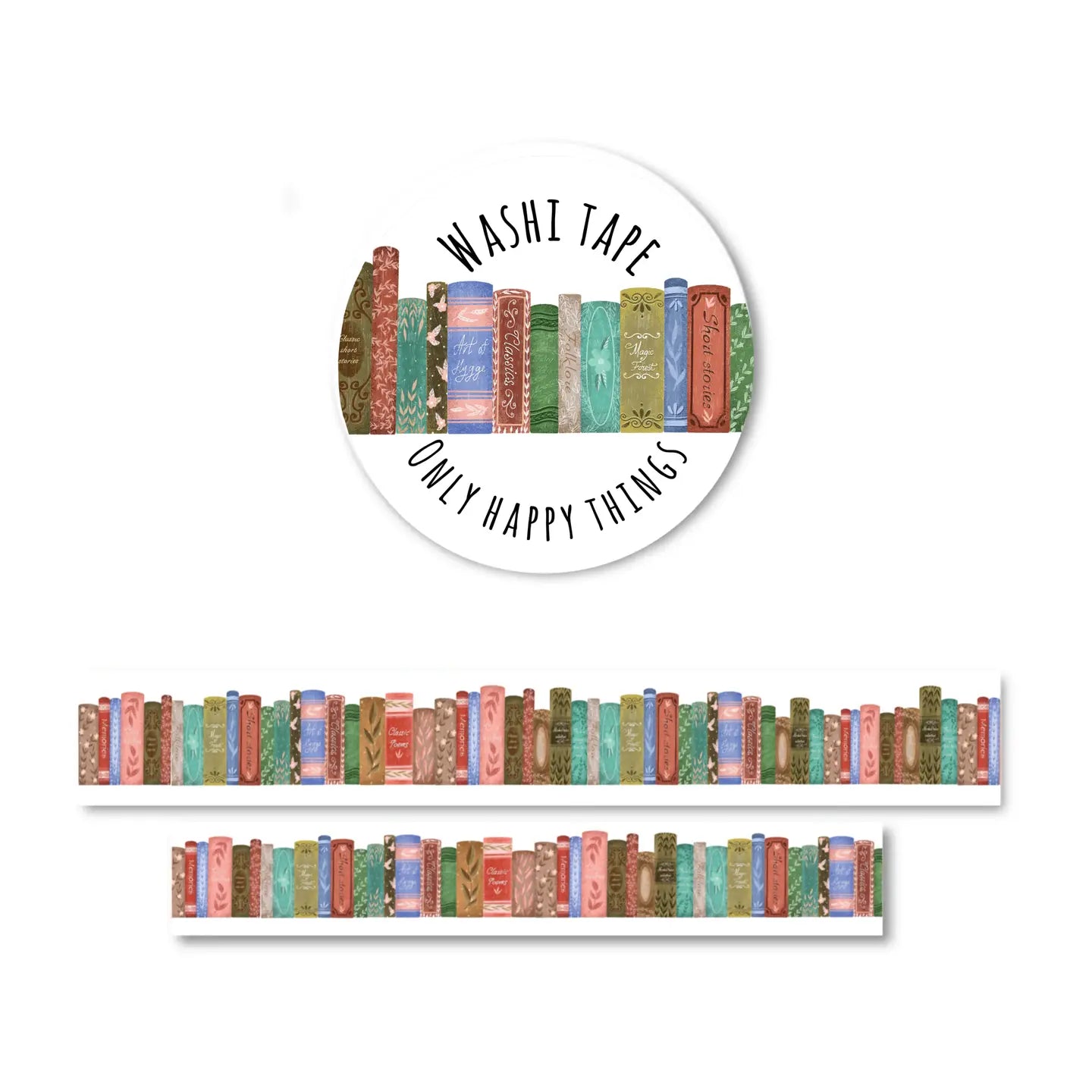 Books Washi Tape