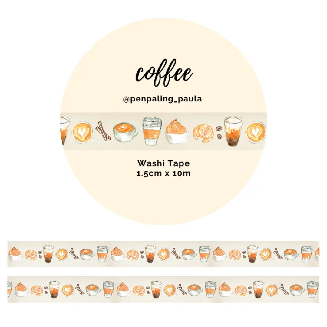 Coffee Washi Tape