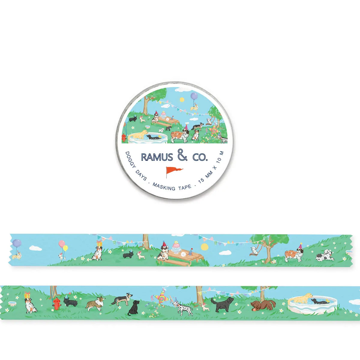 Doggy Days Washi Tape