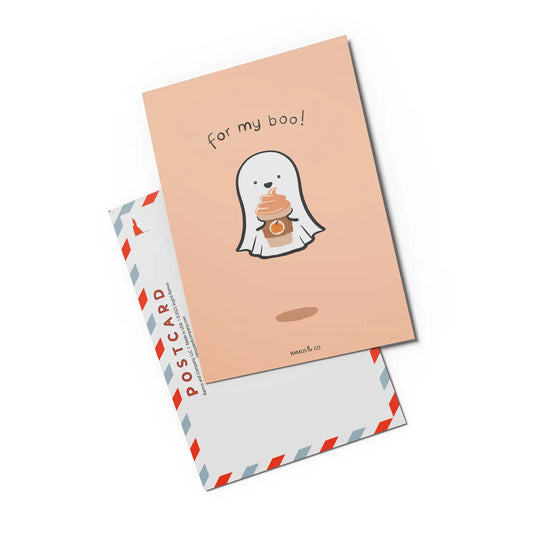 For My Boo Postcard