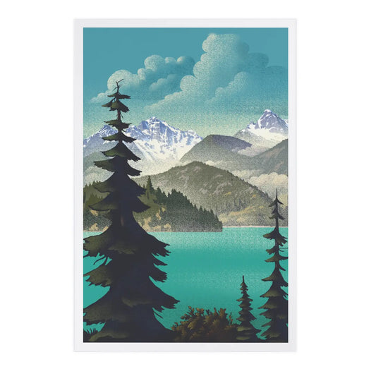 Lake & Mountain Scene