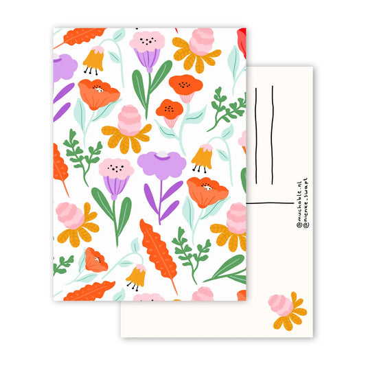 Flower Power Postcard