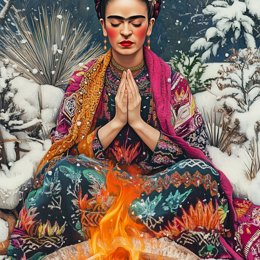 Frida by the Campfire