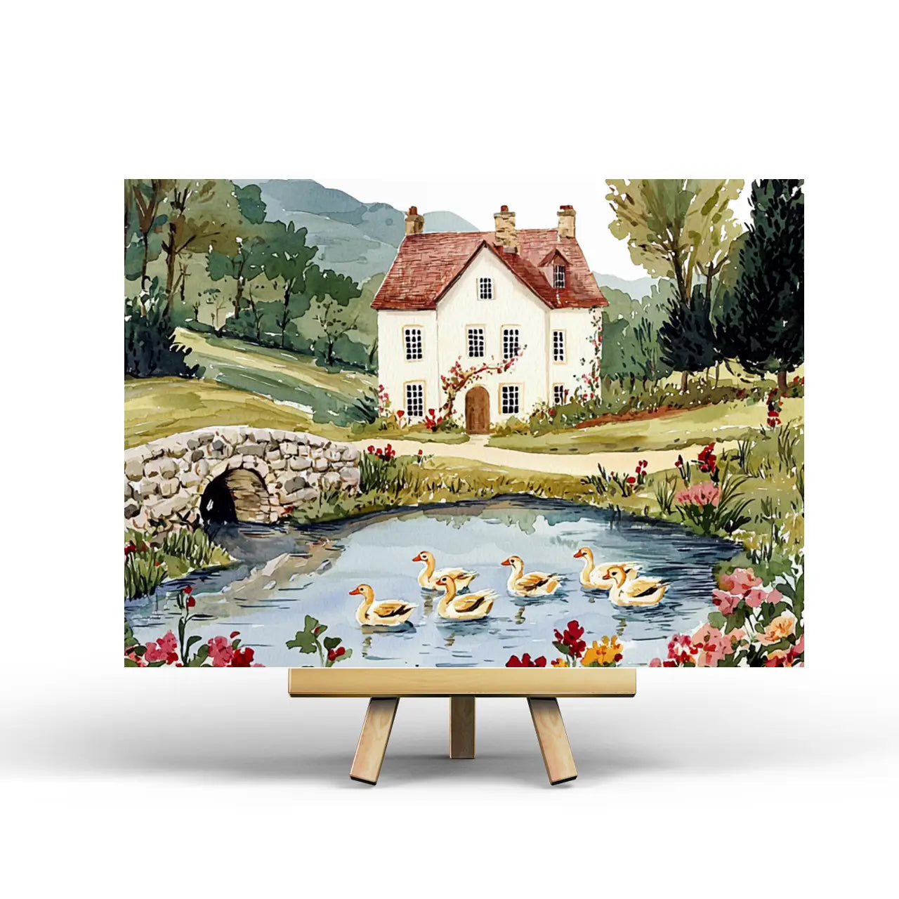 Country Bloom Postcard