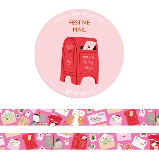 Festive Mail Washi Tape