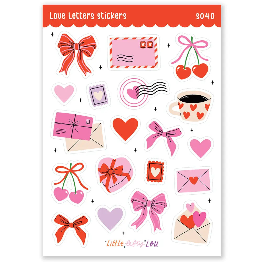 Love Letter Sticker Sheet